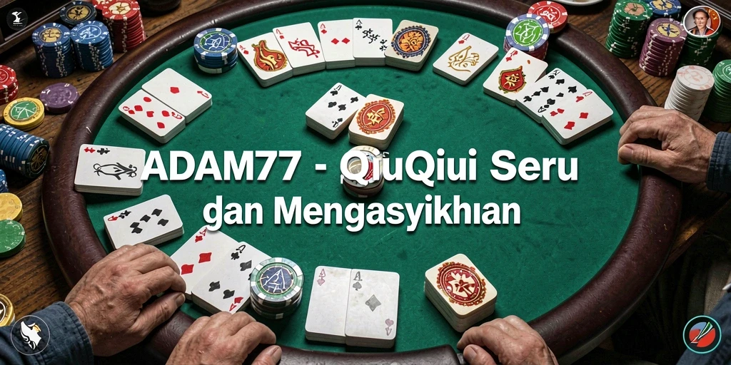 Tampilan menarik dari gameplay QiuQiu di ADAM77.