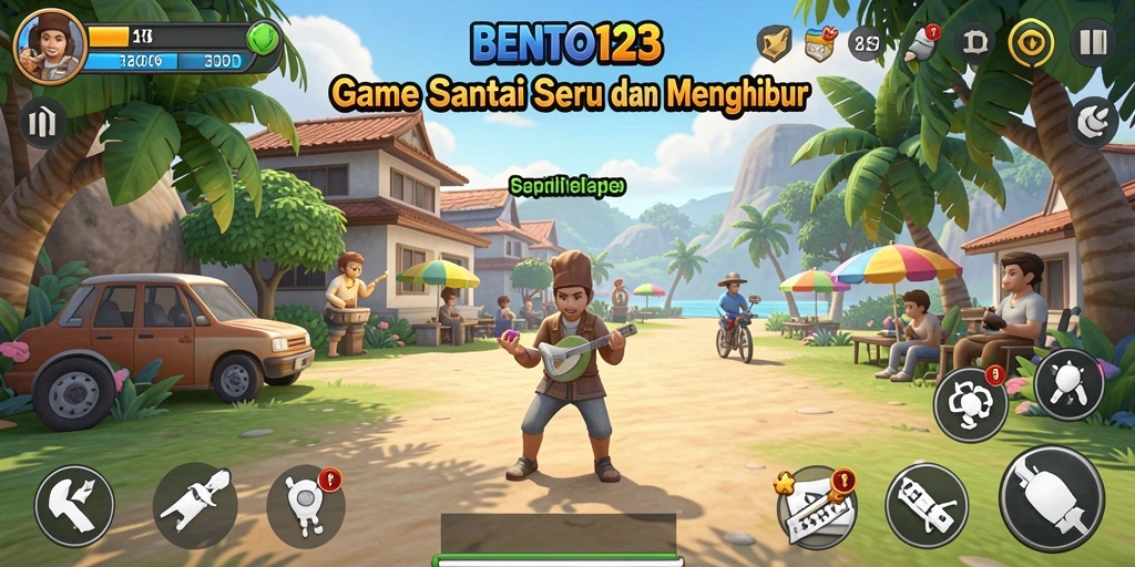 Tampilan gameplay BENTO123 yang menarik dan penuh warna.