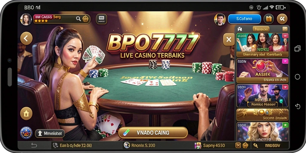 Tangkapan layar dari gameplay Live Casino BPO777 yang menegangkan.
