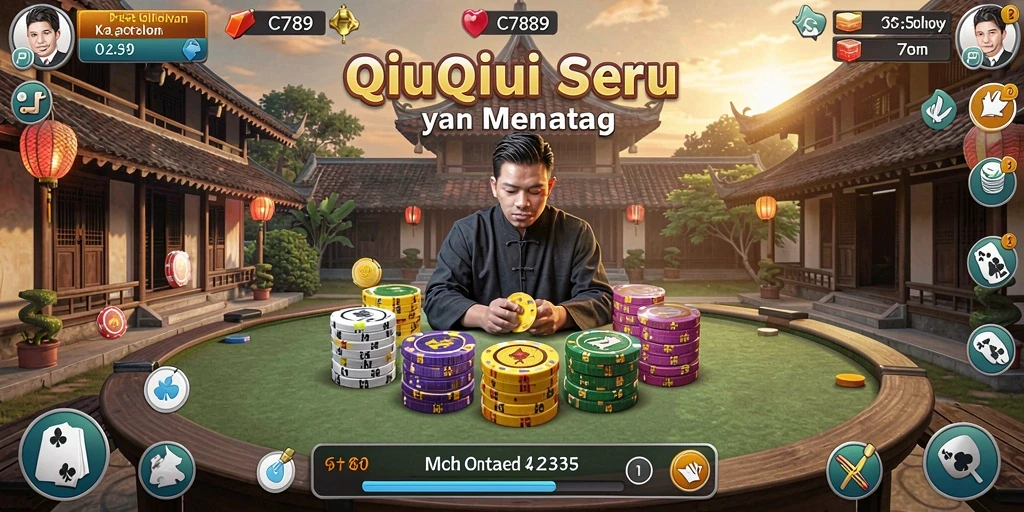 Gameplay seru QiuQiu di C789 yang penuh strategi.