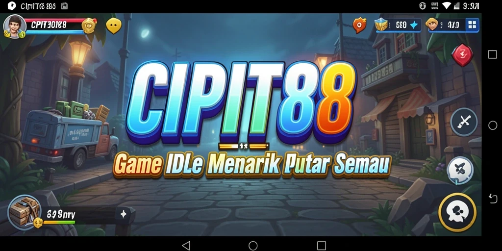 Tampilan menarik gameplay Idle yang seru dan menyenangkan.