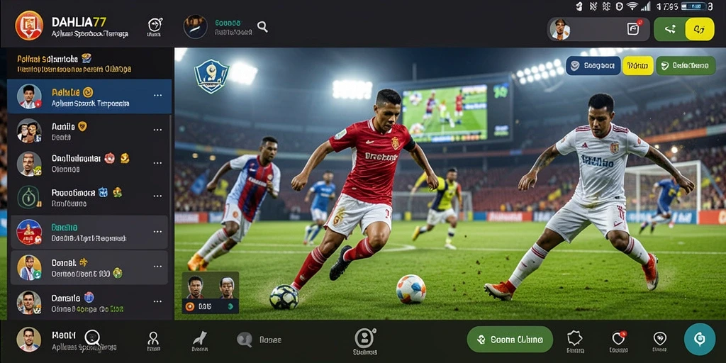 Tampilan menarik dan fitur lengkap dalam gameplay Sportsbook.