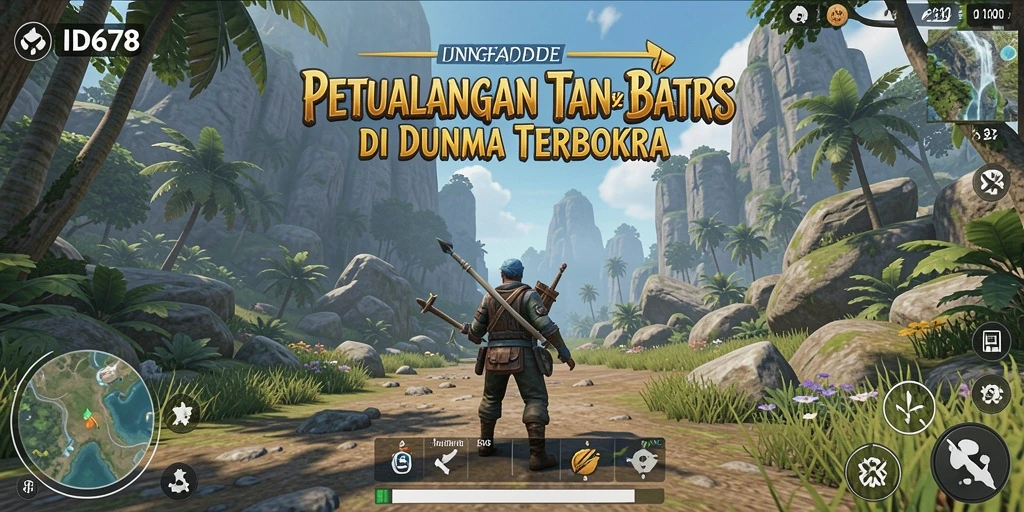 Tampilan gameplay yang menakjubkan di dunia terbuka ID678.