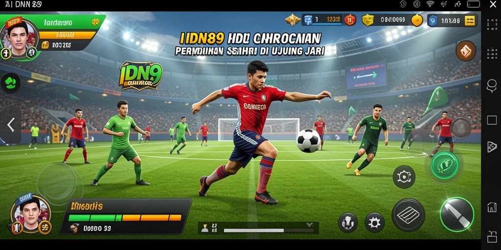 Tampilan menarik dari gameplay olahraga di IDN89 yang menegangkan.