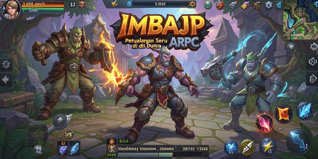 Tampilan gameplay ARPG yang seru dan mendebarkan.