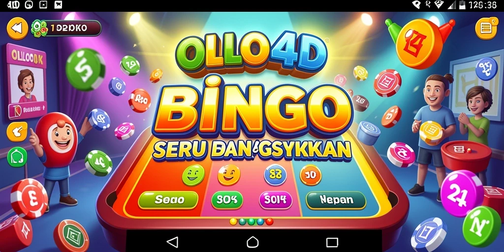 Tampilan gameplay menarik dalam permainan Bingo OLLO4D.