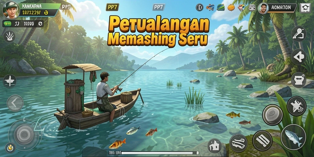 Tangkapan hebat di PP7, menampilkan momen seru dalam memancing.