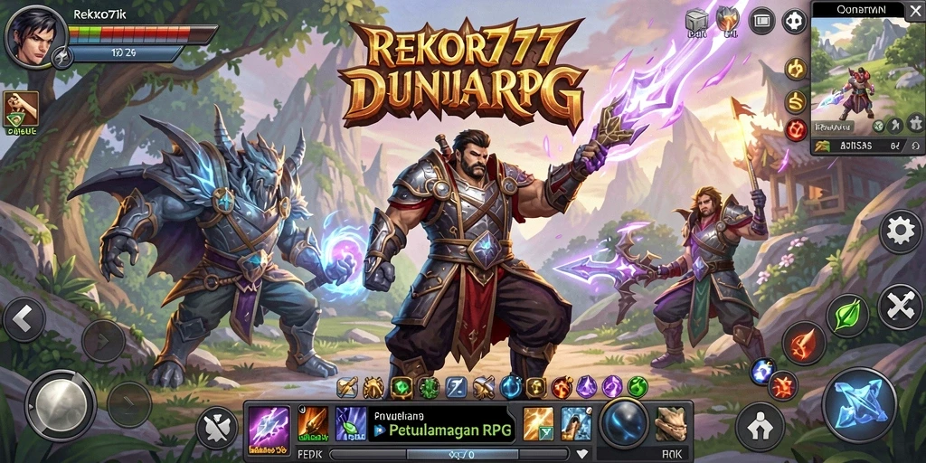 Tampilan gameplay seru dan menantang dalam REKOR777.