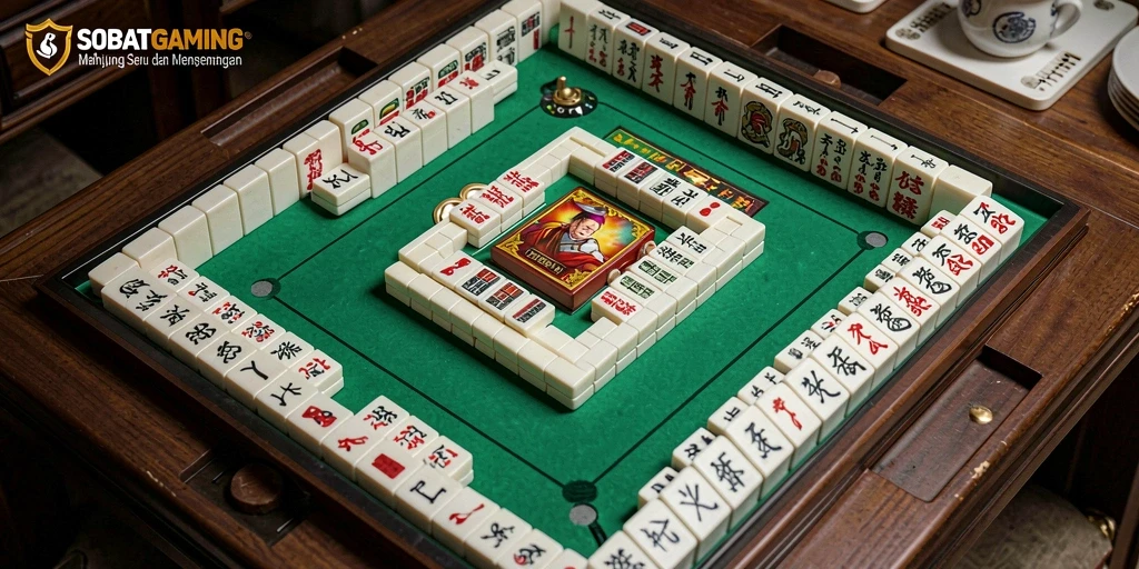 Tampilan menarik dari gameplay Mahjong SOBATGAMING.