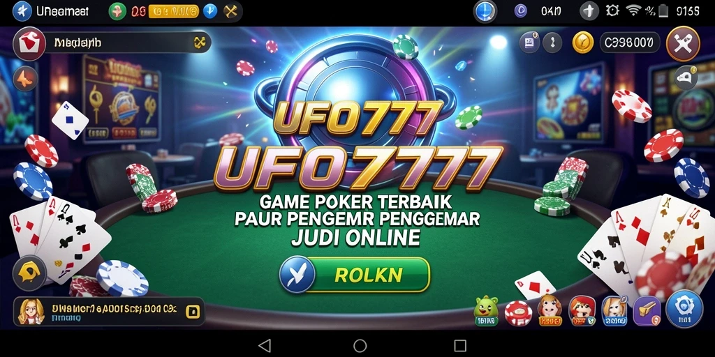Tampilan menarik dari gameplay Poker di UFO777.
