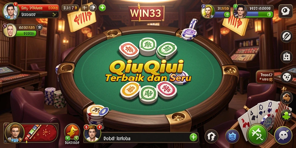 Screenshot gameplay menunjukkan keseruan permainan QiuQiu.